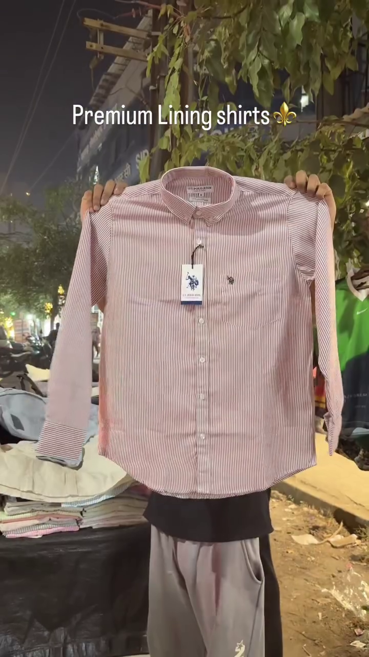 Slim Fit Striped Full Sleeves Casual Shirt - Image 9