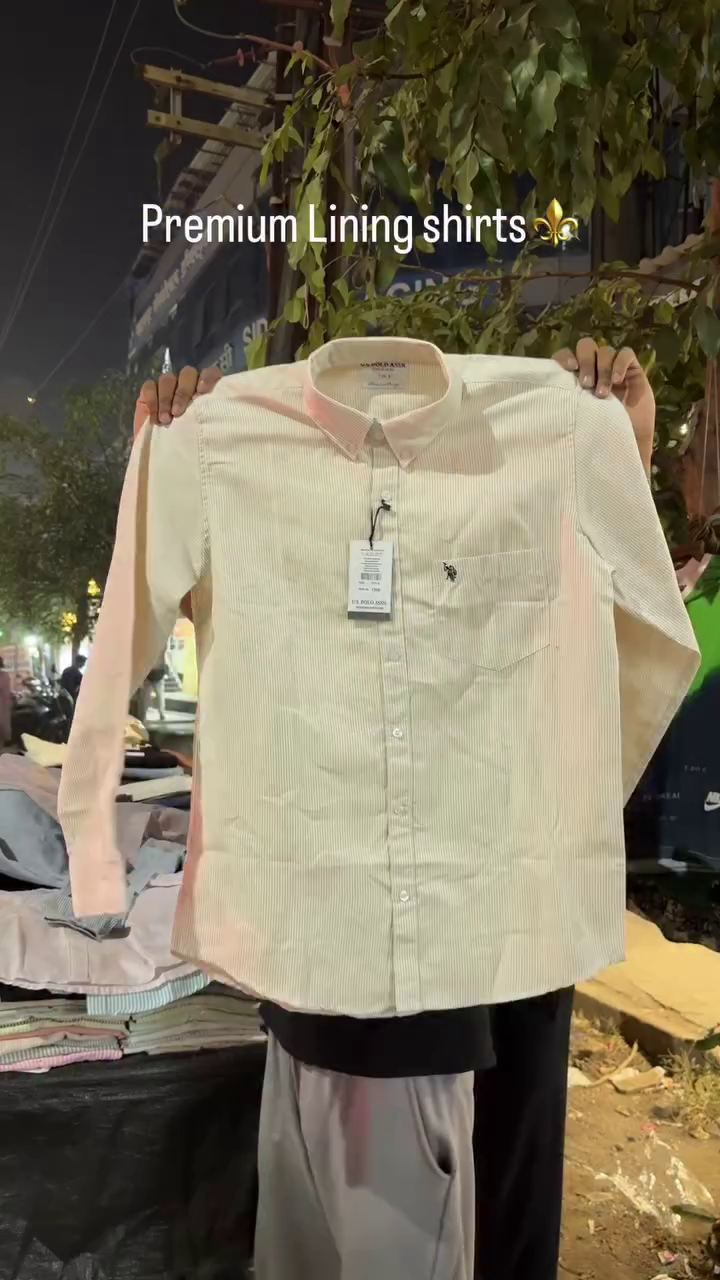 Slim Fit Striped Full Sleeves Casual Shirt - Image 8