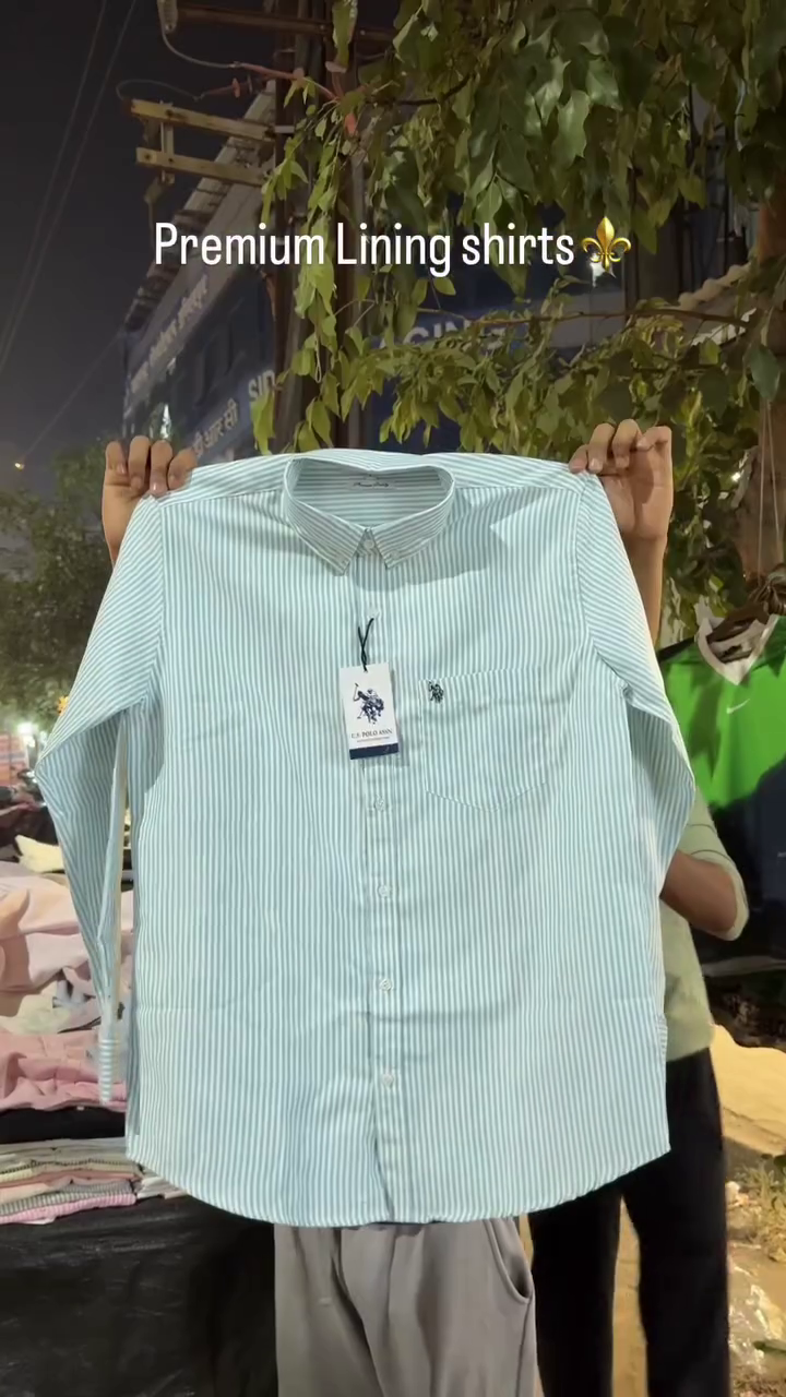 Slim Fit Striped Full Sleeves Casual Shirt - Image 6