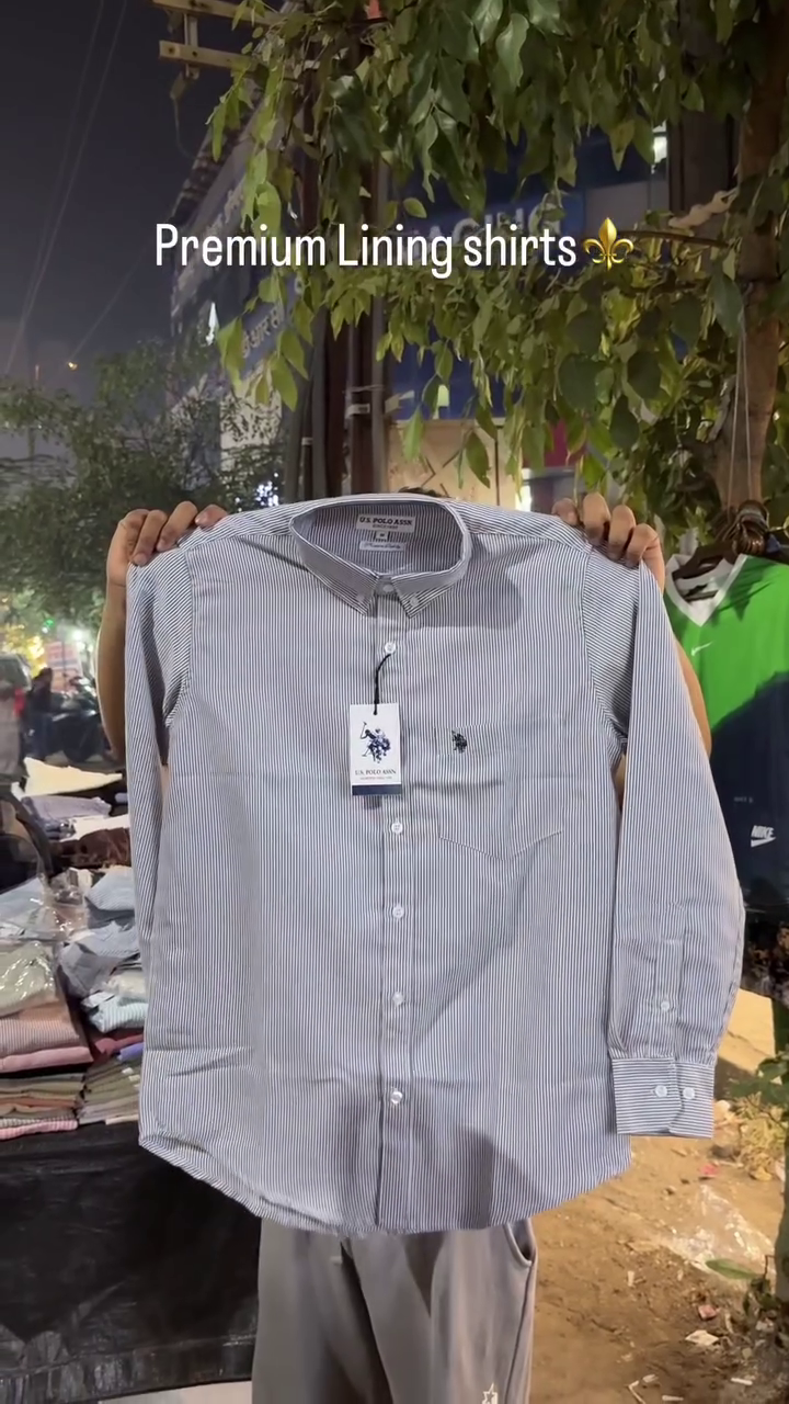 Slim Fit Striped Full Sleeves Casual Shirt - Image 3
