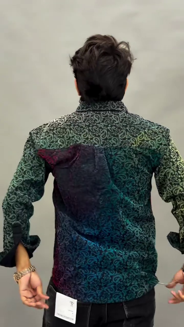 Men Slim Fit Opaque Printed Casual Shirt - Image 6