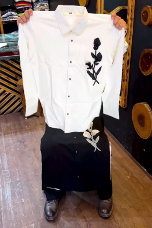 Floral Printed Slim Fit Shirt