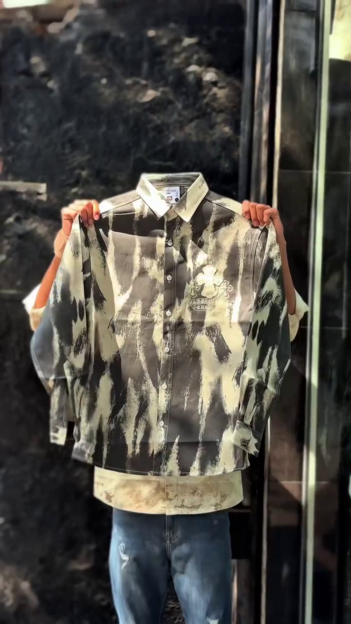 Men Opaque Printed Casual Relaxed Fit Shirt - Image 7