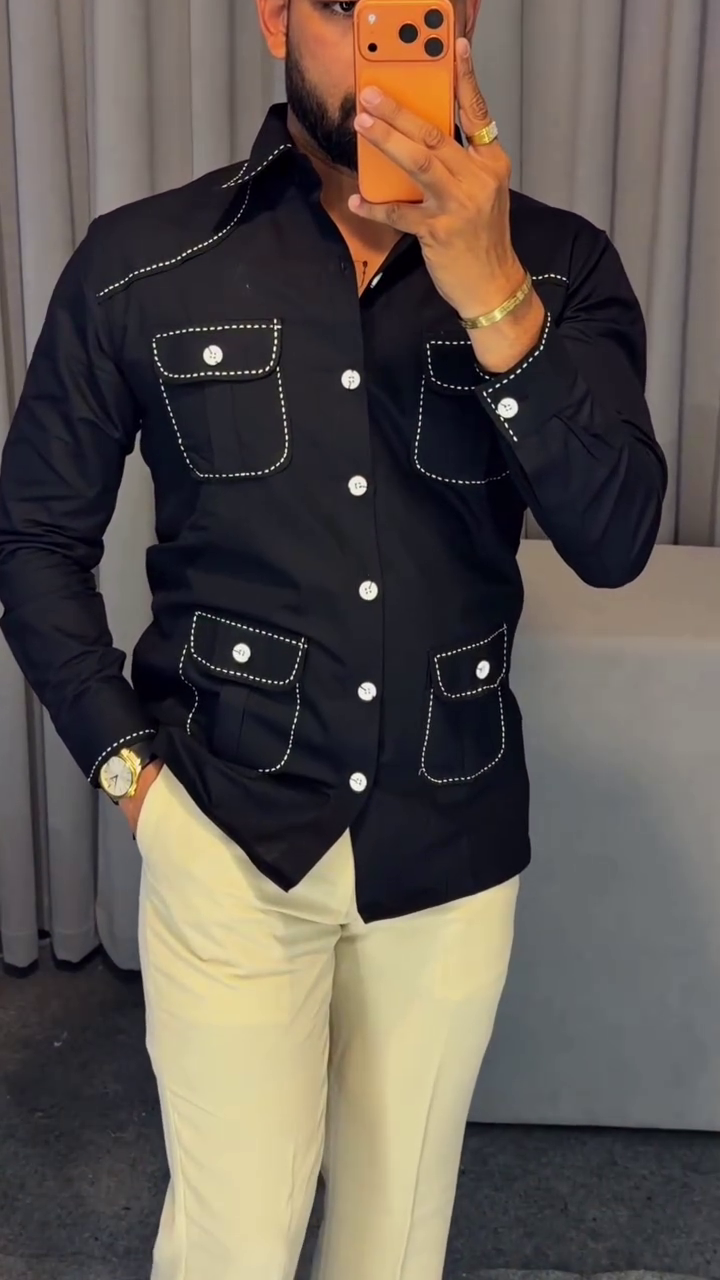 Premium Slim Fit Cotton Casual Shirt - Image 7