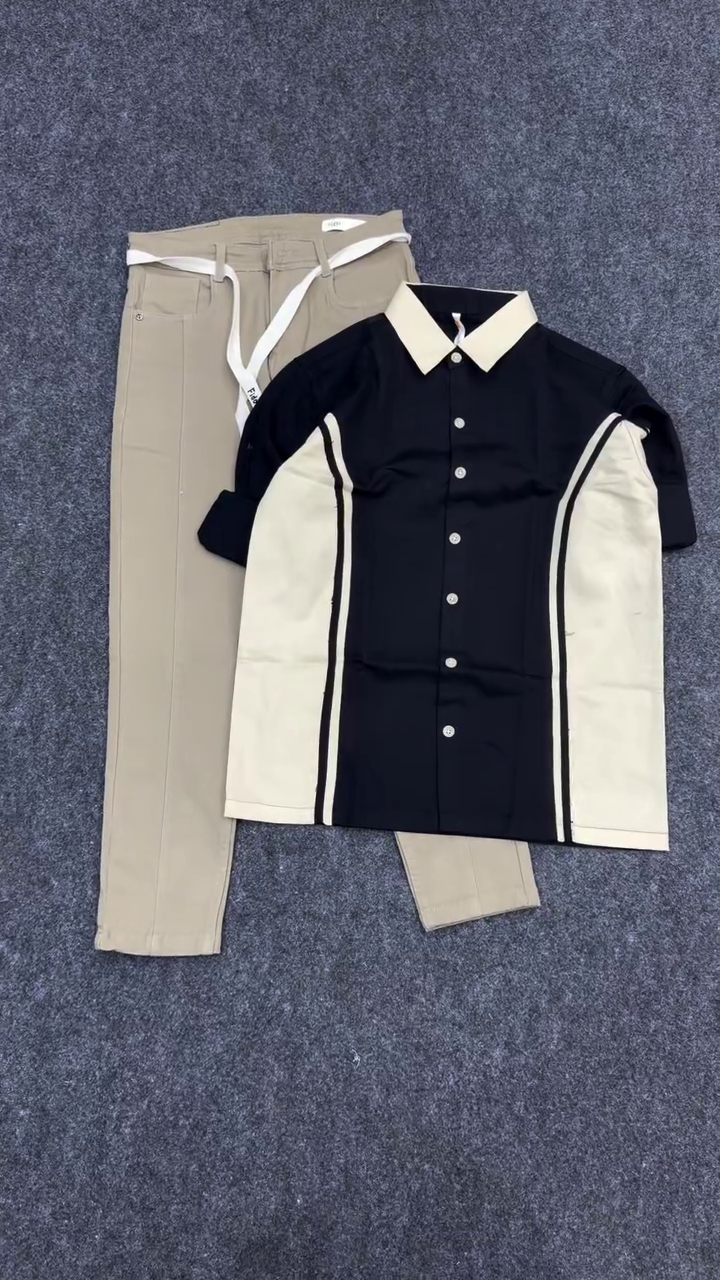 Men Colourblocked Spread Collar Cotton Casual Shirt - Image 4