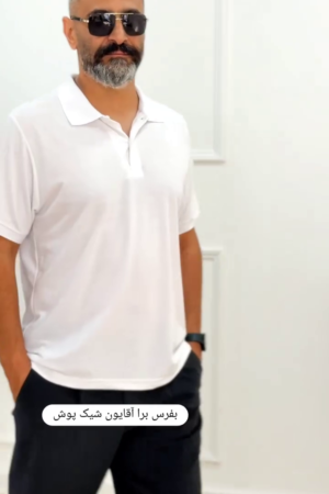 Polo Collar Half Sleeve Organic Cotton T-Shirt